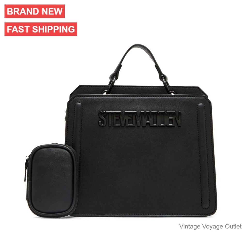 Convertible Crossbody Satchel Bag With Removable Strap And Interior Pockets